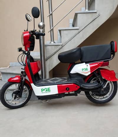 PGE-Electric Scooty 9 months used batteries all ok Good Condition