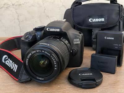 Canon EOS 1300D DSLR Camera + 18-55mm Lens