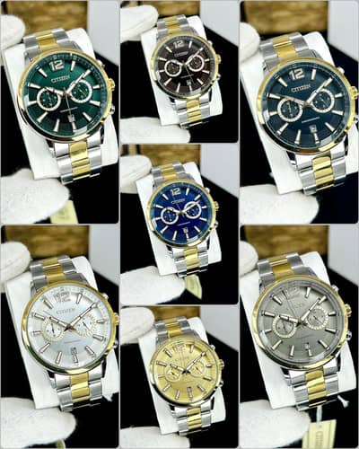 Citizen Style chronograph Watch | mens stainless steel watch