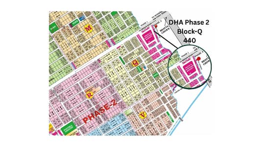 Prime 6.25 Marla Commercial Plot No. 440 for Sale in Sector Q, DHA Phase 2 Lahore