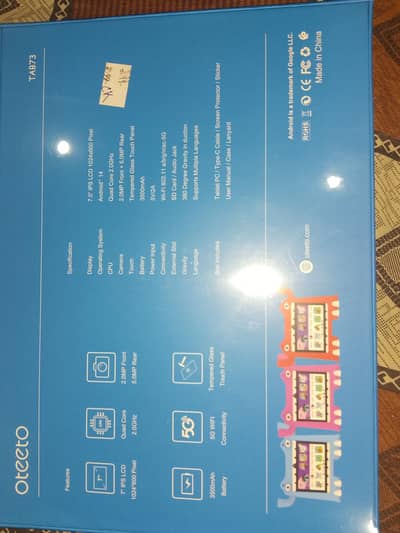 brand new oteeto tablet buyed from Qatar