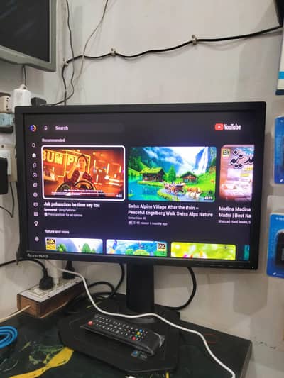 Lenovo 24" Android LED YouTube Tiktok Playstore Games Supported