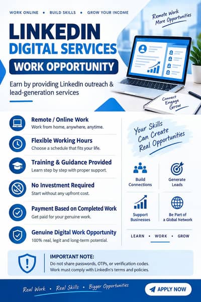 Online Work Flexible Hour's No Investment