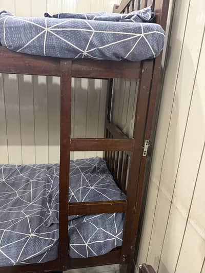Wooden Bunk bed with metres