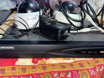 hikvision nvr 4ch 2 ip camera for sell