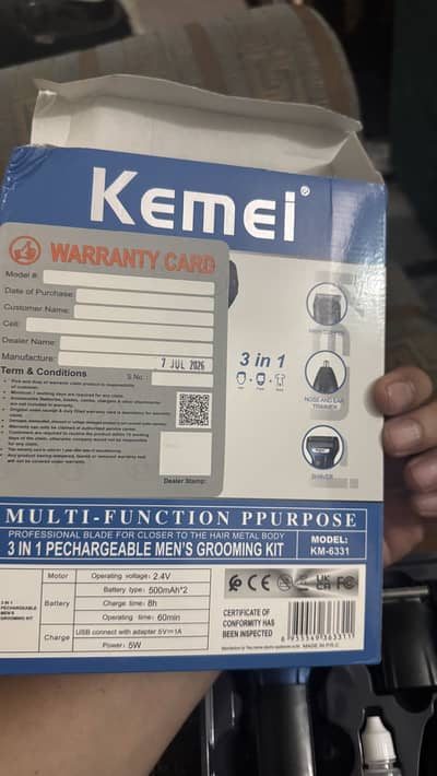 Kemei  3 in 1