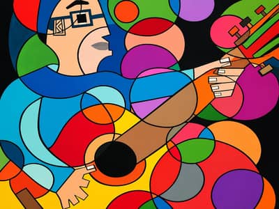 my hands painting