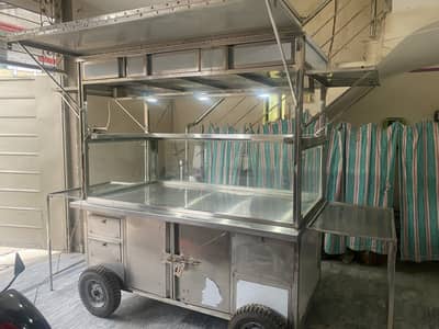 Food Cart stain less steel