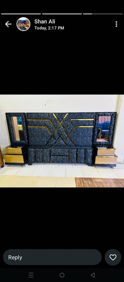 stylish bed set Modern Stylish Wooden Bed Set – Rohan Furniture Lahore