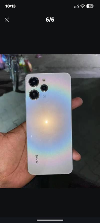 Xiaomi Redmi 12 only back lens ky pae crack back