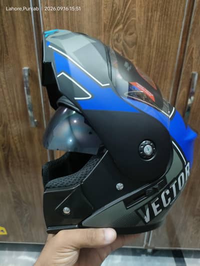 Flip up helmet