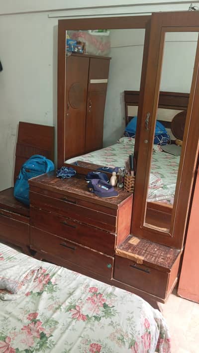 Bed dressing side tables mattress