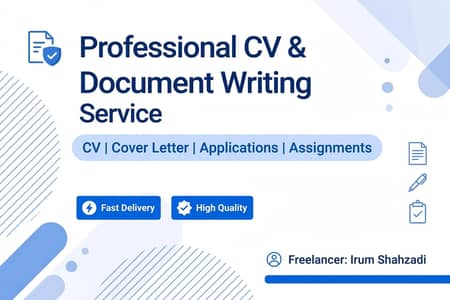 professional cv maker resumes maker 1 hour delivery lahore