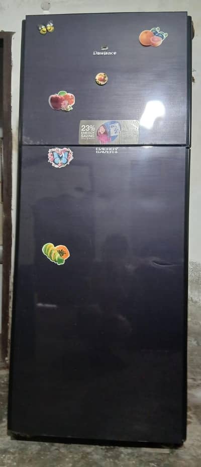 Dawlance Refrigrator| Glass Door | Gray colour well condition |