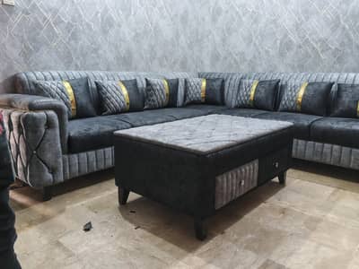l shaped sofa | Modren design | Custom made | Asad interior