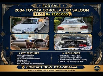 Toyota Corolla 2 od saloon 2004