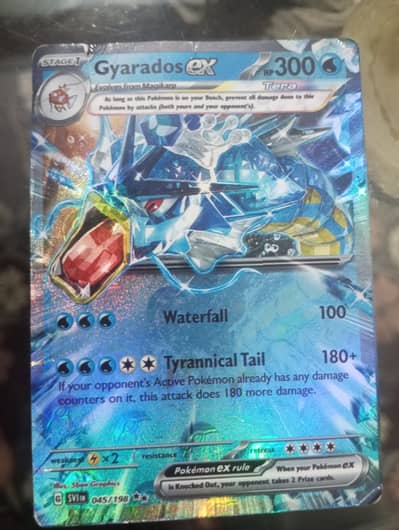 Pokemon Gyarados ex Card