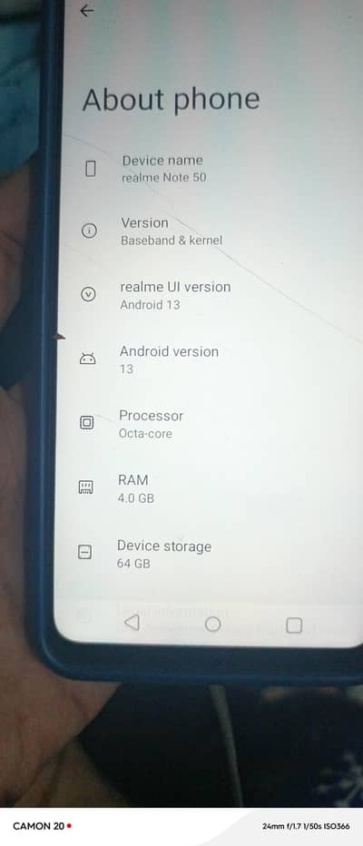 Realme Note 50