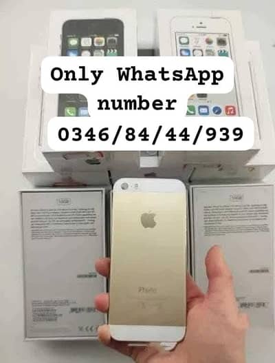 iPhone 5s 128 GB tasvir ke upar number WhatsApp per raabta karo