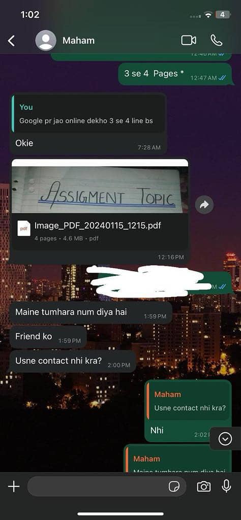 Assignment work Online 13