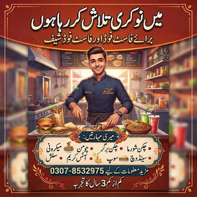 Mujhe Fast Food Job Chahiye, Agar kisi ke paas ho