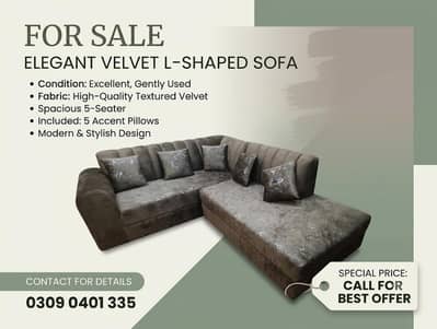 Comfortable 5-Seater Sofa Set for Sale in Excellent Condition