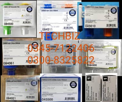 Fargo hdp 5000 color ribbon film and cards
