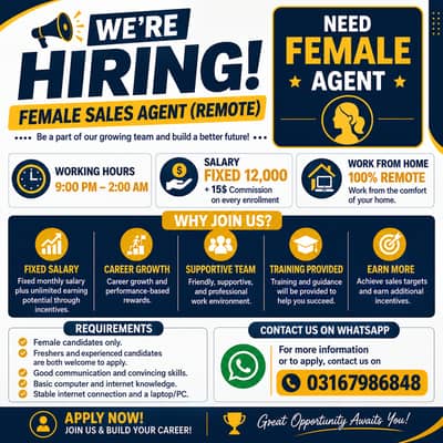 Hiring CSR & Online Quran & Subject teachers/No olx chat