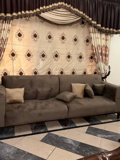 Sofa full length in kekar wood