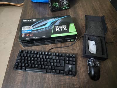 Gigabyte Rtx 3070 8GB EAGLE OC , Sc252 Mouse Aula, Gaming Keyboard ,