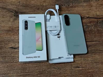 SAMSUNG GALAXY A56 8GB/256 GB I GREEN I OFFICIAL PTA I 11 M. WARRANTY