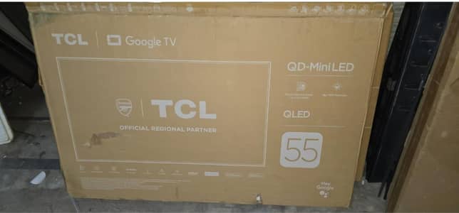 TCL 55C6K 55" QD-Mini LED QLED Google TV 144Hz VRR Official Warranty