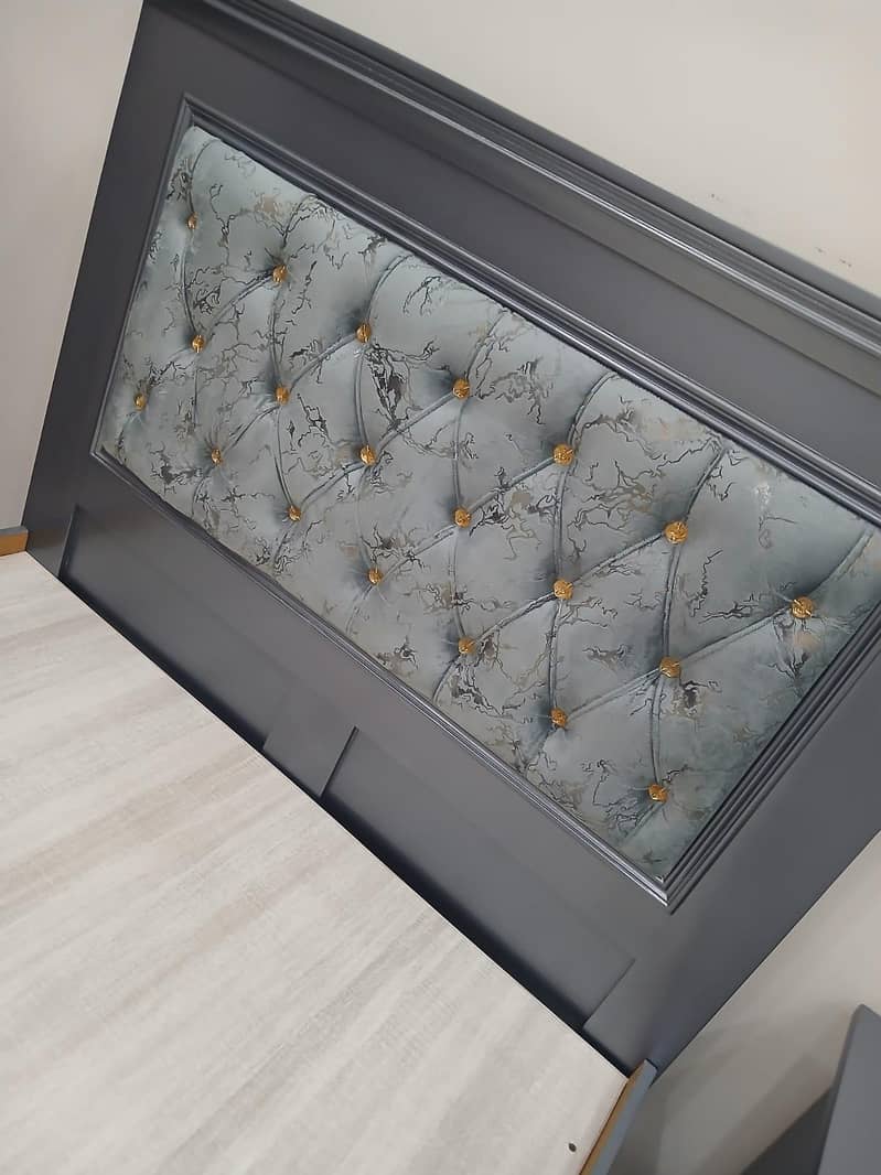 Two Single beds and 1 side table 5