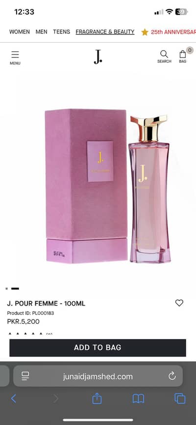 J. PERFUMES 100% ORIGINAL BOX PACKED AVAILABLE