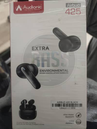 aduonic earbuds model 425 black