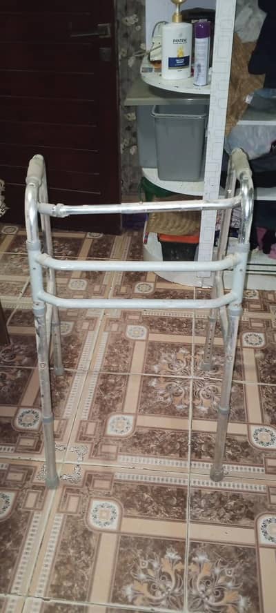 foldable height- adjustable aluminum medical walker