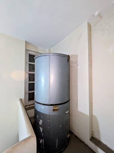 metal wheat storage drum
