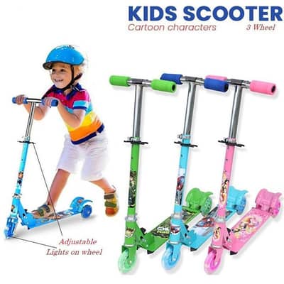 Brand New imported Scooty for kids| 3 Wheels lighting Scooter
