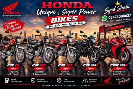 honda unique power bikes for sale