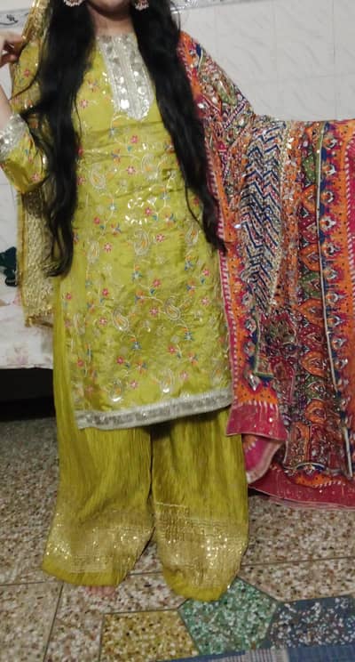 Mehndi suit New untouched