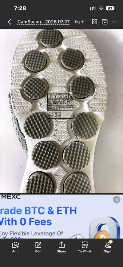 36/9 size original receipt available
