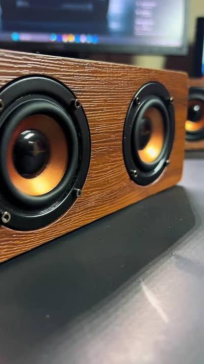 Wooden Woofer Speaker