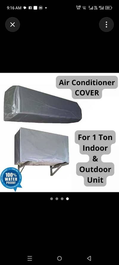 Premium Ac cover Dustproof Air conditioner covr indoor out door