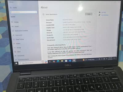 Dell Laptop Touch 16GB 256GB
