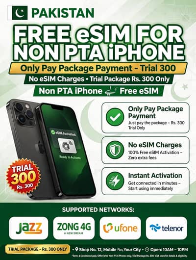 Esim for non pta iPhone