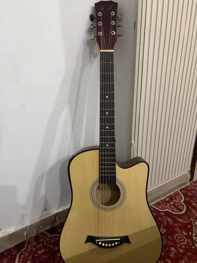Brand new   Acouistic guitar only 1 month used