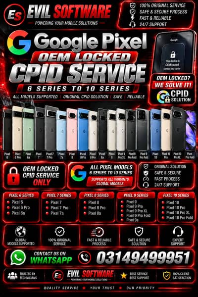 Google Pixel Service Available