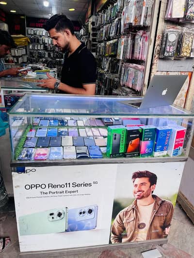 mobile phone counter