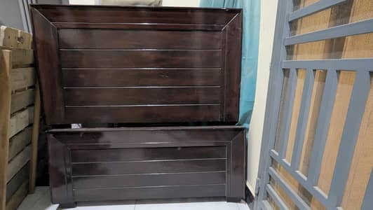 Single Wooden Bed for Sale