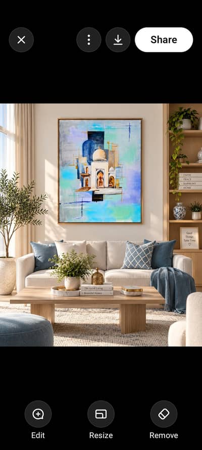 Original Hand-Painted Textured Artwork